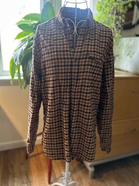 J. Crew vintage cashmere blend flannel